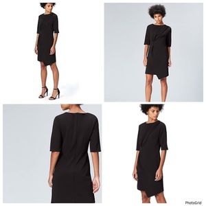 Find. XL asymmetrical black dress NWOT